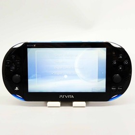 Sony Playstation PS Vita Blue Black PCH-2000 Console only PSV Slim Japan Used