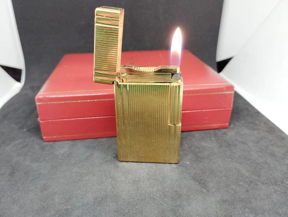 Accendino a gas Dupont linea oro 1 L con scatola - Immagine 2 di 4