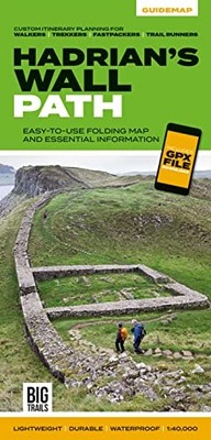Hadrianswallweg: Einfach zu bedienende Faltkarte und Essent - Bogenkarte, gefaltet NEU