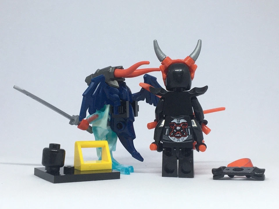 Lego Spectral Dragonian Ghost Wings Limited Edition Ninjago + Mr. E Oni Mask Red - Imagen 4 de 4