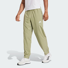 Adidas JF1337 Men's Train Essentials Training Joggers Trouser Green (Size XS)
