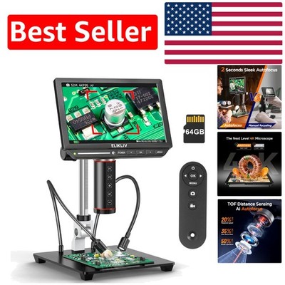 Portable 2000X Digital Microscope with Smart Controller & Rechargeable Battery
