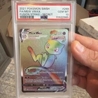 🤩Pokémon Mew VMAX Secret Rare Full Art Holo 268/264 Fusion Strike PSA 10📈🔥