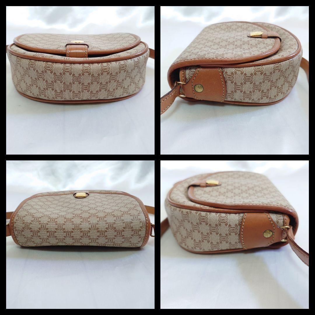 Mint Condition CELINE Macadam Pattern Sacoche Pou… - image 7