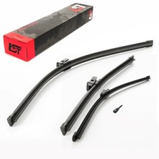 Scheibenwischer Wischerblatt Set vorne + hinten + Düse für Seat Ibiza ab 09/2011