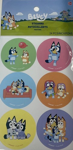 BLUEY STICKERS | 24CT - 第 1/1 張圖片