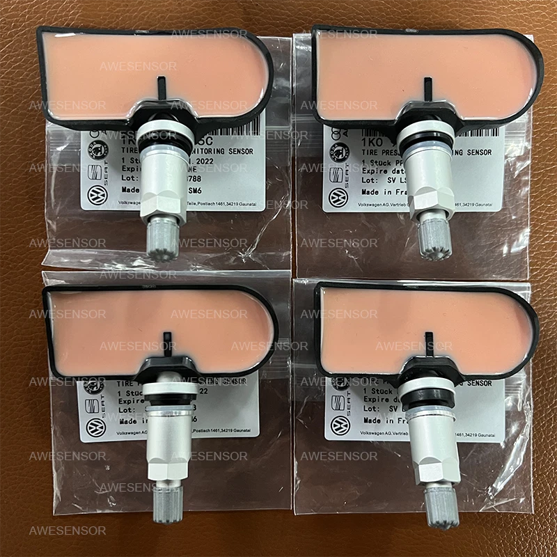 4PcsOEM 1K0907253D TPMS Tire Pressure Monitoring Sensor for AUDI VOLKSWAGEN US - Image 2 of 4