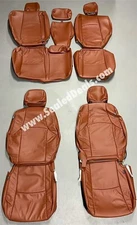 Cognac Leather Seat Covers Upgrade Kit for 2011-2024 Toyota 4Runner SR5 2 Row