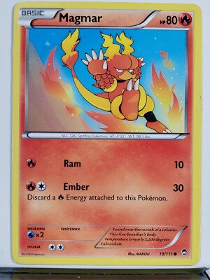 magmar pokemon card shiny Amazon.com: Pokemon Magmar - 36/102 - Uncommon - Unlimited Edition main image 0