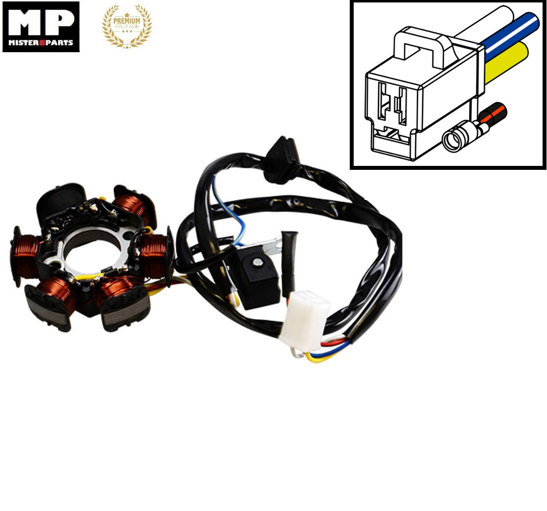 Stator d'allumage scooter Peugeot Ludix Trend pour réparer l'électricité