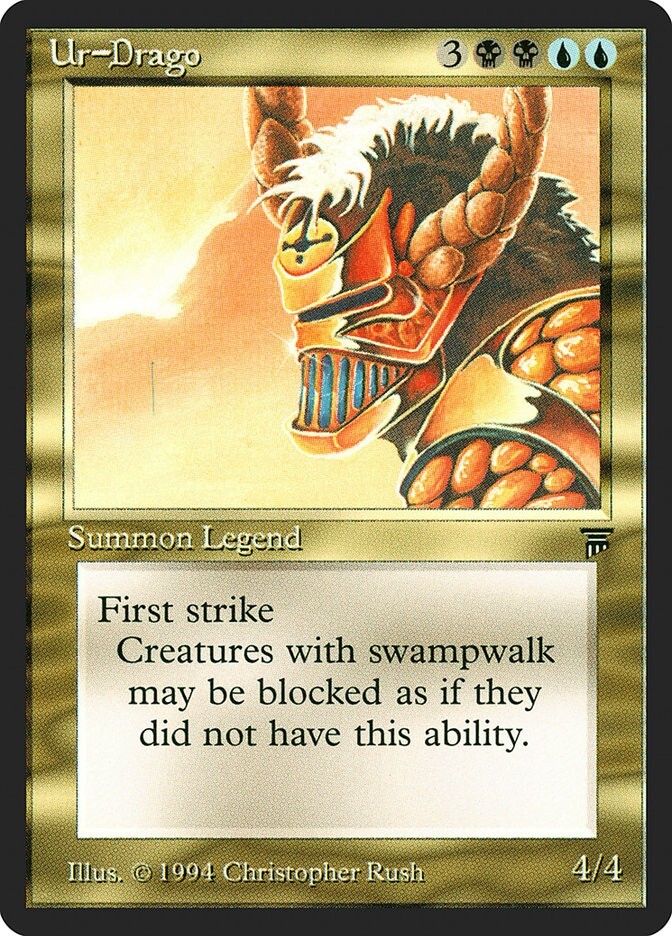 EXCELLENT & CULT Ur-Drago - LEGENDS - English (Near-Mint) 1994 **Rare**