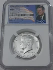 1964 NGC PF66 Proof Silver Kennedy Accent Hair Half JFK Coin 50c Signature Label