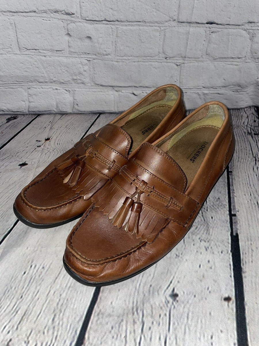 Dockers 90-35543 Landrum Antique Brown Leather Business Casual