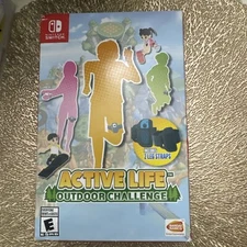 Active Life Outdoor Challenge Switch Game Free Shipping, Original Case