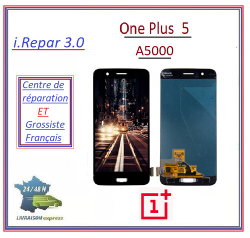 Écran LCD + Vitre Tactile OnePlus 6 – Noir – Assemblé, Sans Châssis – Neuf