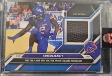 2024 Bowman U Now Ashton Jeanty Game-Used Ball Relic Blue SSP 23/49 #20B