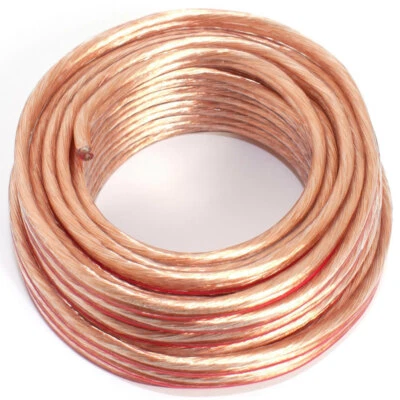 SEKI Cavo per altoparlanti 2x4,00 mm² - 10 m - trasparente - CCA - cavo audio - cavo scatola