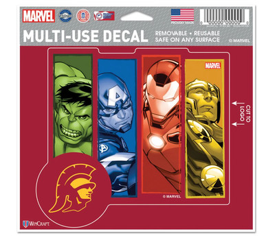 USC Trojans MARVEL MULTI-USE DECAL 5'' x 6''