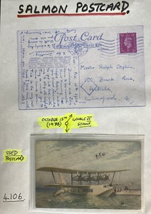 1938 Wembley England Picture Postcard Cover To Liverpool Imperial Flying Boat