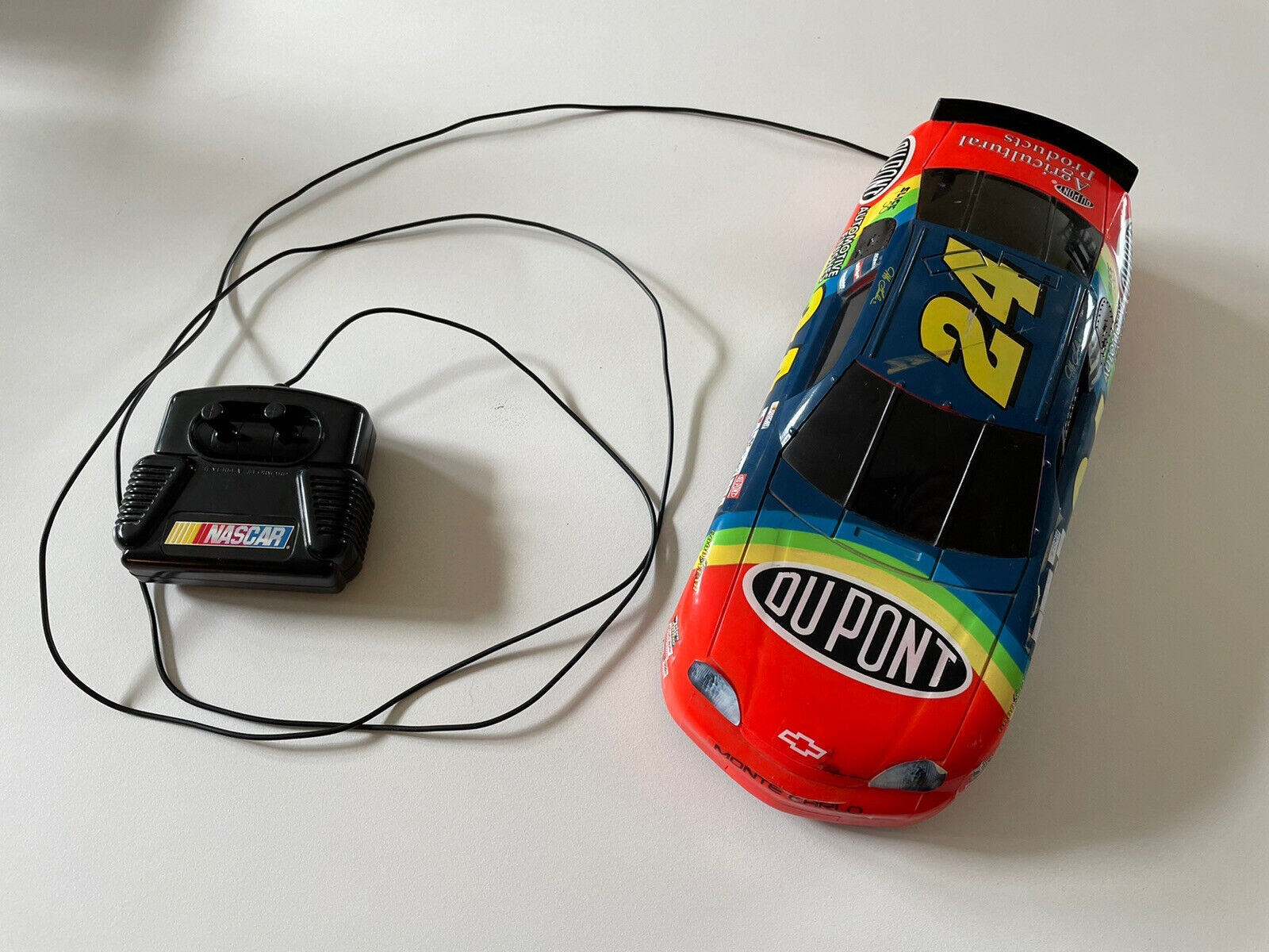 Vintage Jeff Gordon NASCAR 1/18 Scale Remote Control Race 1997 Toy Biz
