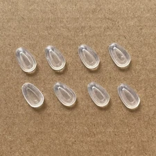 4 Pairs Clear Replacement Nose Pads Piece for Oakley Hinder OO4059 Sunglasses