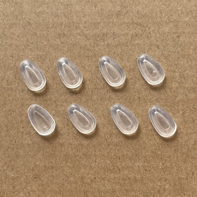 #ad 4 Pairs Clear Replacement Nose Pads Piece for Oakley Distress OO4073 Sunglasses $10.39
