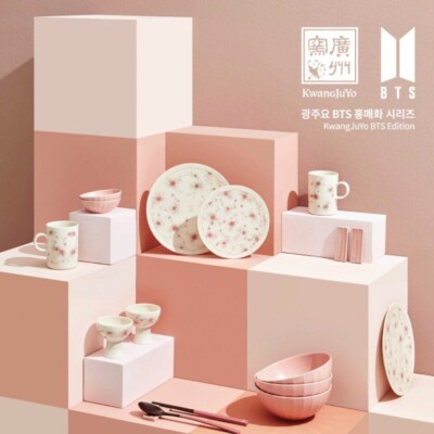 BTS KwangJuYo KwangJuYo Spoon & Chopsticks Set Benibei Army Goods