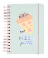 Pusheen Notizbuch Tagebuch A5 Schulplaner Planer Pusheen Cat Pizza Party