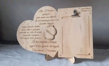 Portafoto Dedica Padrino/Madrina PERSONALIZZABILE per ogni occasione Sped GRATIS