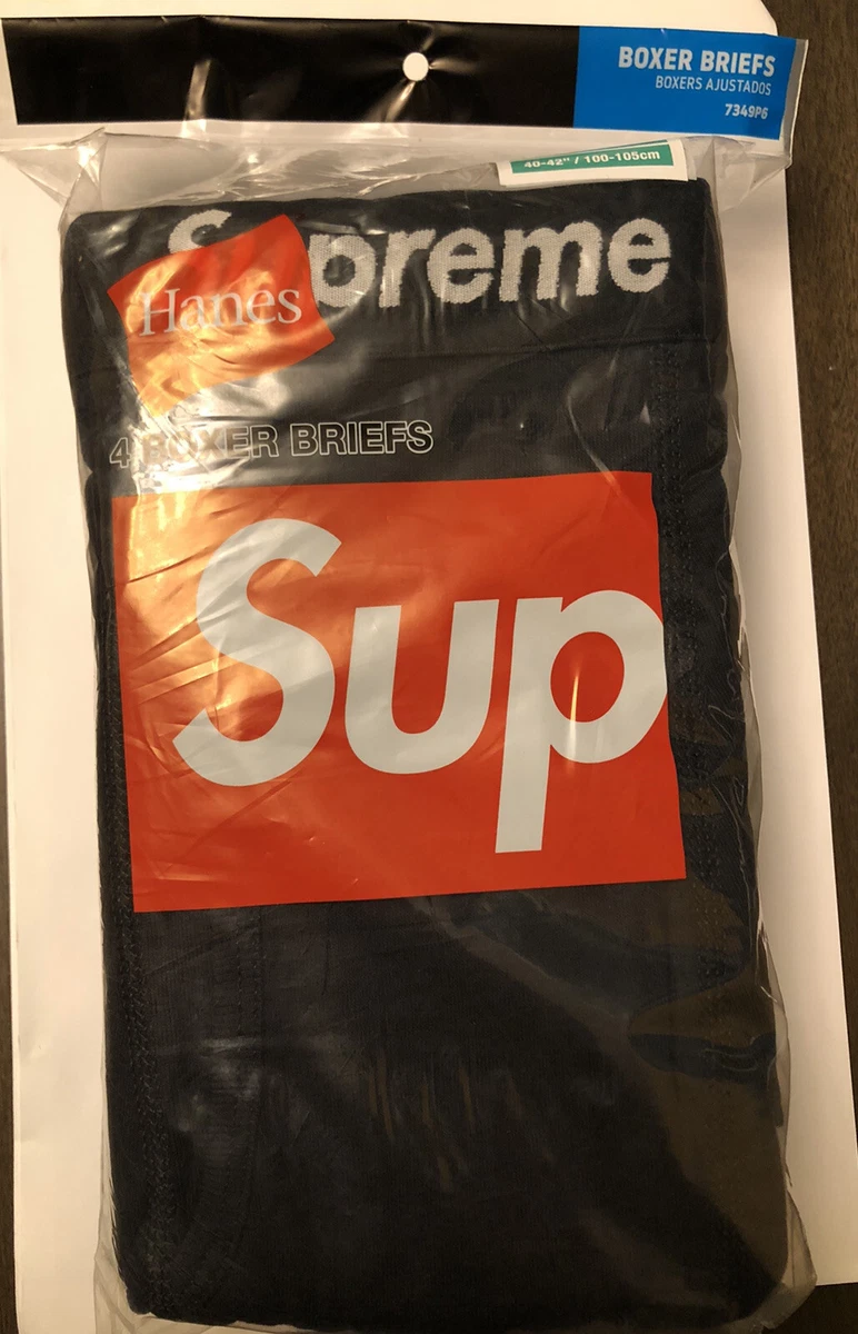 Supreme hanes clearance boxers 4 pack