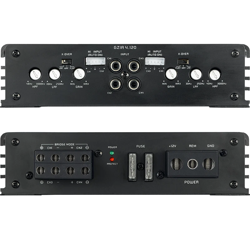 Ground Zero GZIA4.120 AMP IRIDIUM SERIE 4-Kanal Verstärker 4 x120 Watt RMS - Bild 2 von 2