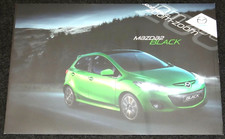 MAZDA 2 SCHWARZ SONDEREDITION UK VERKAUFSPROSPEKT JULI 2011 NEU, ALTER BESTAND