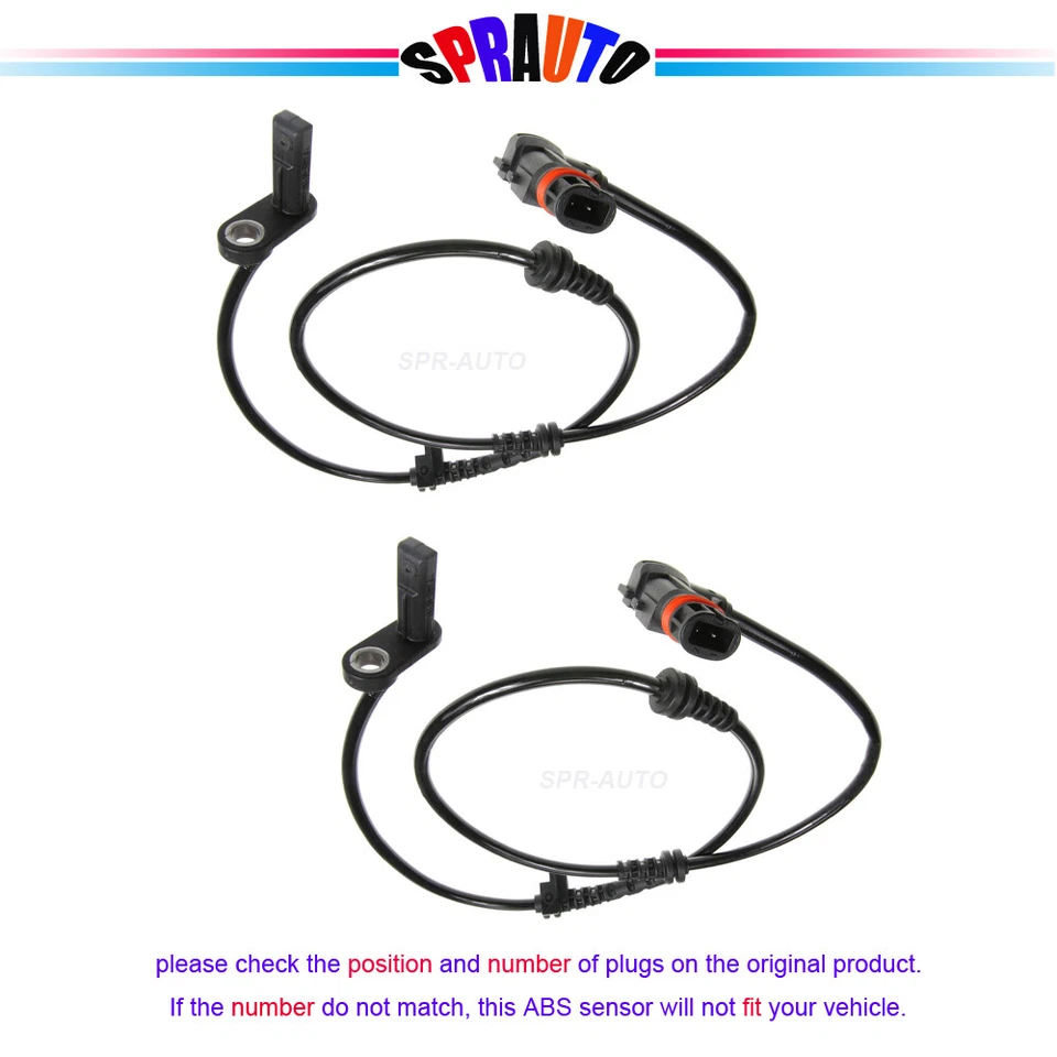 For 2007-2012 Mercedes Benz S550 2007-2013 Front Left & Right 2XABS Speed Sensor - Изображение 2 из 4