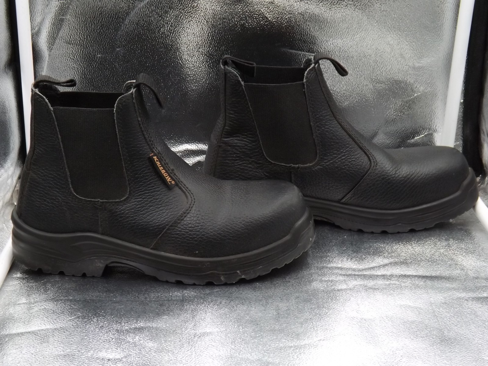 Men's KRISBOW Gladiator Safety Footwear 7.5 Pull On S… Gem