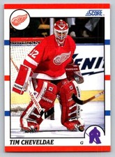 1990-91 Score - Tim Cheveldae #87 (RC)