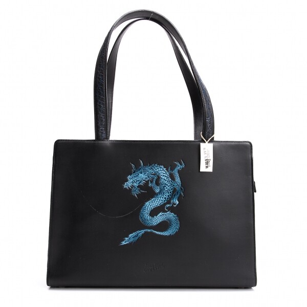 バッグ VTG Jean Paul Gaultier Dragon sb Vintage Jean Paul Gaultier Dragon Shoulder Bag Zip Split