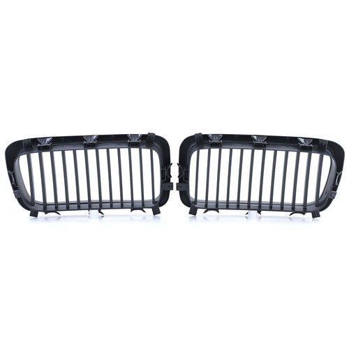 MATT BLACK FRONT GRILLS FOR BMW E38 7 SERIES 1994 - 2001 MODEL NICE GIFT - Picture 6 of 7