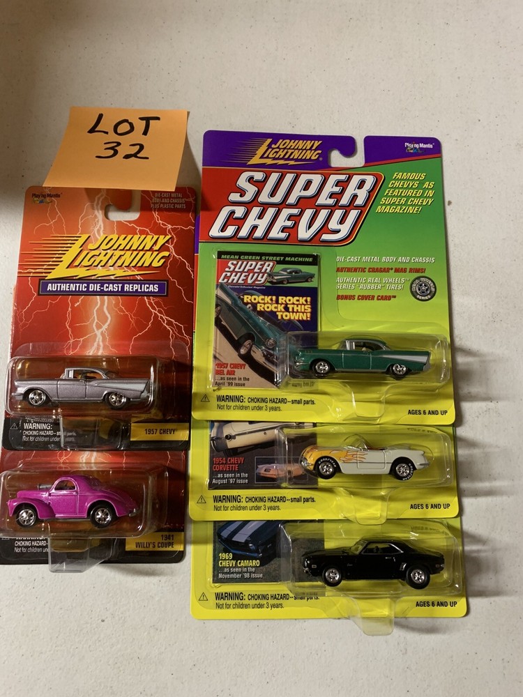 Johnny Lightening 5 Car  Variety