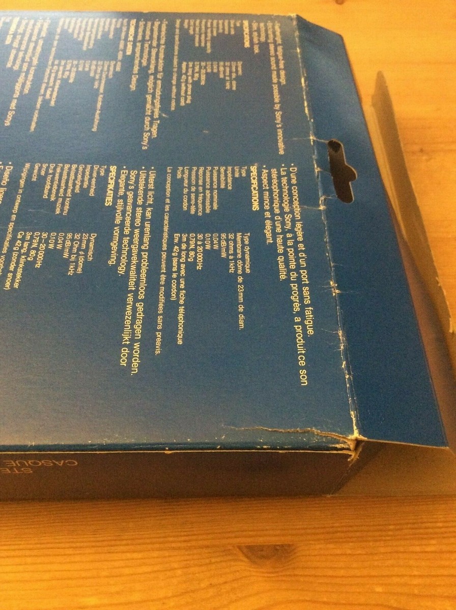 Sony Headphones 1980 MDR-2 w/ Box &Manual Made In Japan Sony Headphones 1980 MDR-2 w/ Box &Manual Made In Japan