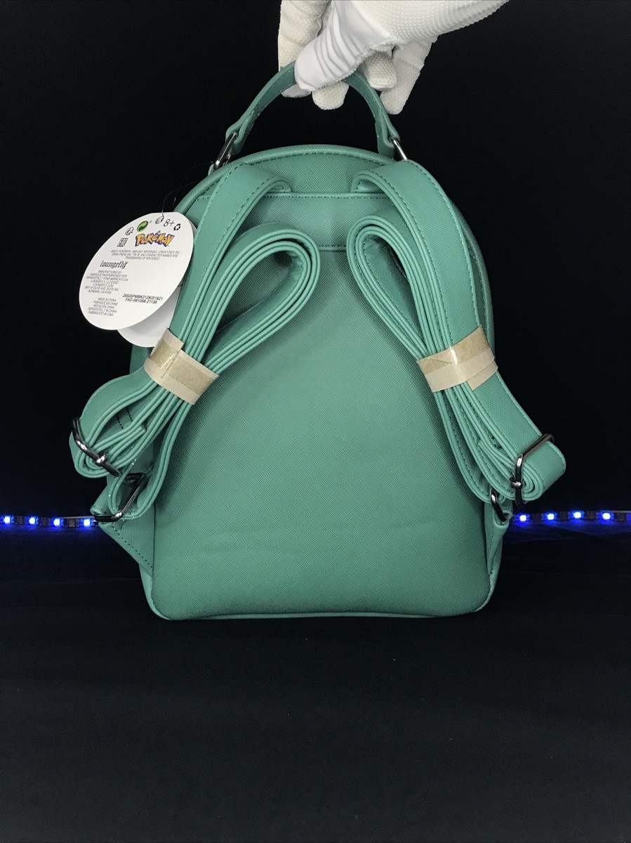 NWT Loungefly Pokemon Bulbasaur Faux Leather Mini Backpack  display picture 2