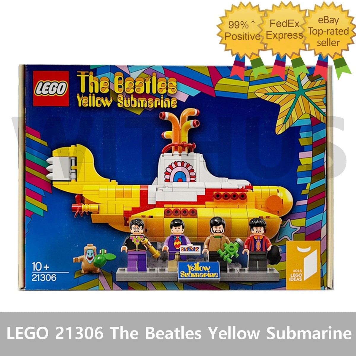 LEGO 21306 Ideas The Beatles Yellow Submarine 553 pieces