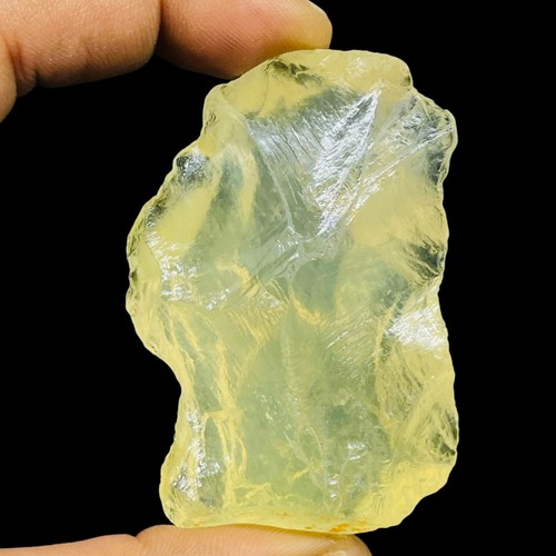 333.4 Cts Natural Unheated Citrine Rough 62x41mm Sparkling Yellow Loose Gemstone - Picture 2 of 14
