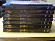  8 Harry Potter Blu-Ray/DVD Lot: All 8 Harry Potter Movies  Daniel Radcliffe
