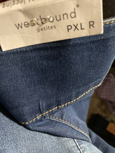 Westbound Essential Leggings High Rise Skinny Jeans L Petite XL Pull On Pockets - Picture 4 of 7