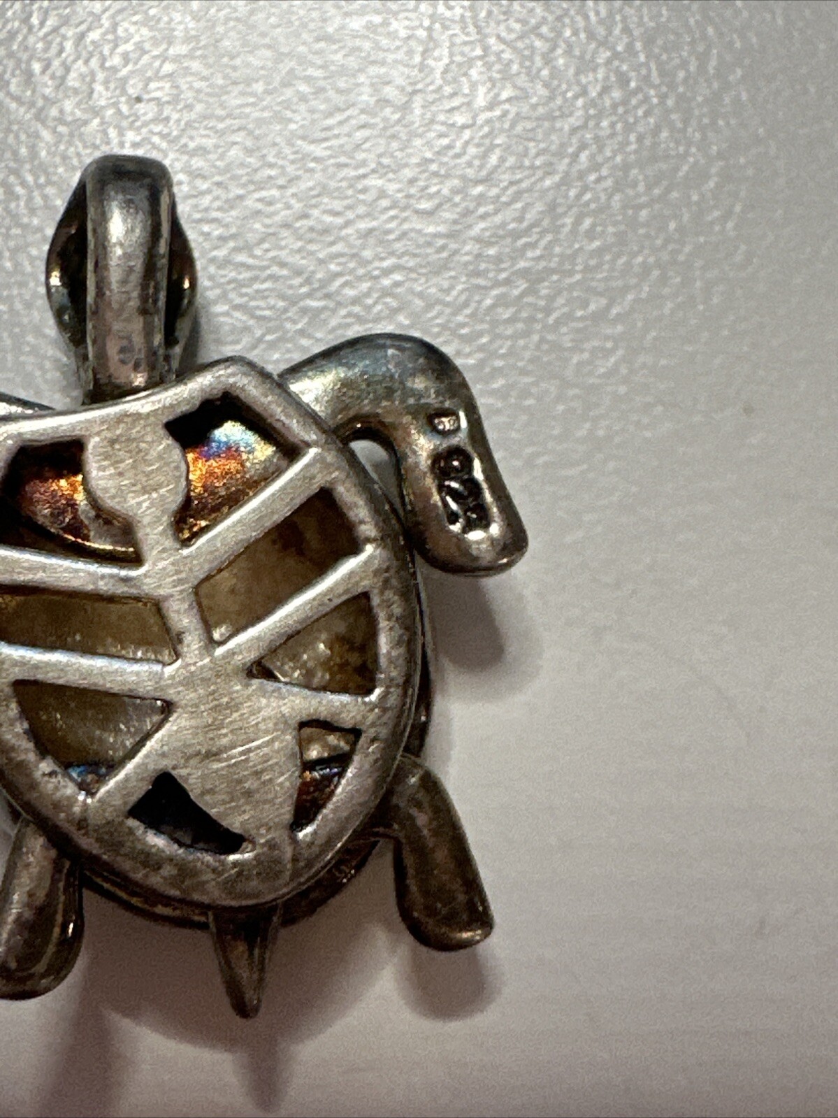 Small Solid 925 Sterling Silver 3D Articulated Se… - image 4