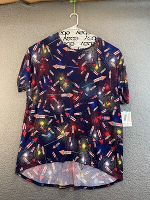 LuLaRoe Firework Top Women s Size 2XL  NWT