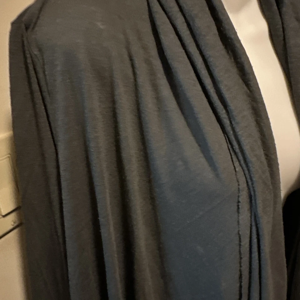 Cárdigan Helmut Lang Gris Asimétrico Mangas Largas Talla P S Foto 2 de 4