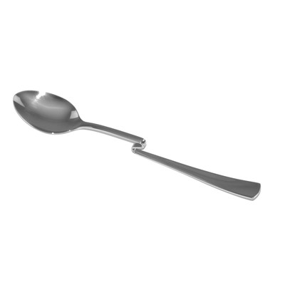Solex Karina 18/0 6 Stück gebogene Latte- Limonadenlöffel, Eislöffel