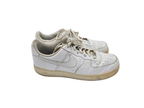 Nike Air Force 1 Men's Low Triple White Sneakers 315122-111 Size 17 - Picture 6 of 8