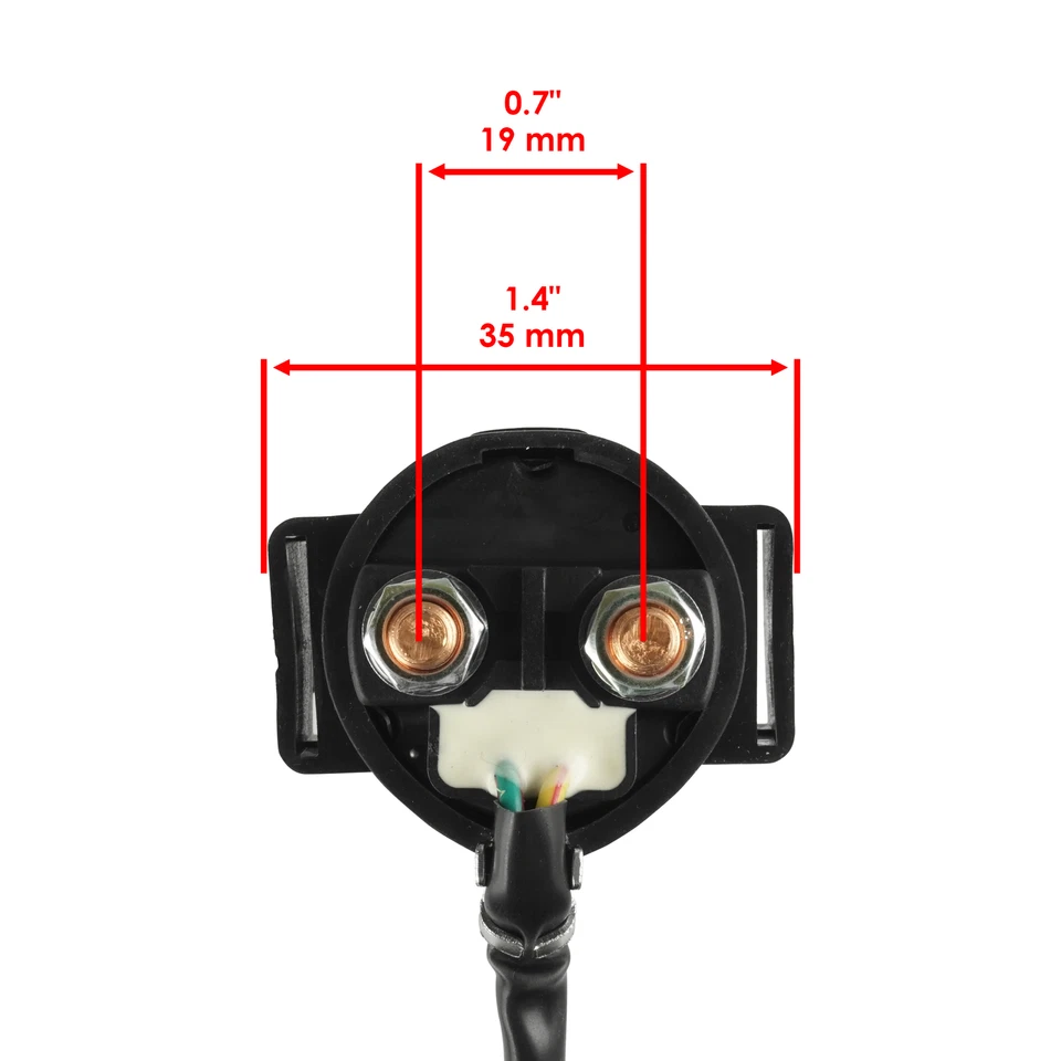 Relé solenoide de arranque para Hyosung Rx125Sm St7 Te450 Foto 3 de 4
